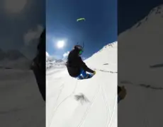¡Descubre la emocionante aventura del snowkiting en la impresionante región de Tohoku!