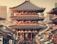 Descubre la impresionante arquitectura del Templo de Asakusa en Tokio: Un destino imperdible para los amantes del turismo y los viajes