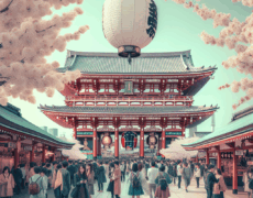 Descubre el santuario de Asakusa: un imperdible del turismo en Tokio