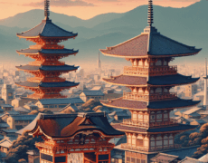 Descubre la magia de Kioto: Turismo en el Santuario Yasaka y el encantador barrio de Yasaka Pagoda