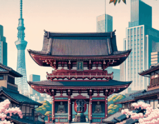 Descubre el encanto del turismo en Tokio: Visita el Santuario de Asakusa