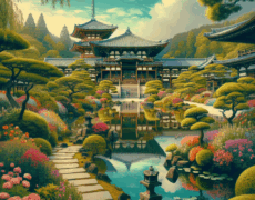Descubre la belleza de los jardines del Templo Onzanji en tu viaje de turismo