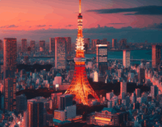 Descubre la emocionante experiencia de turismo en Tokio visitando la icónica Torre de Tokio