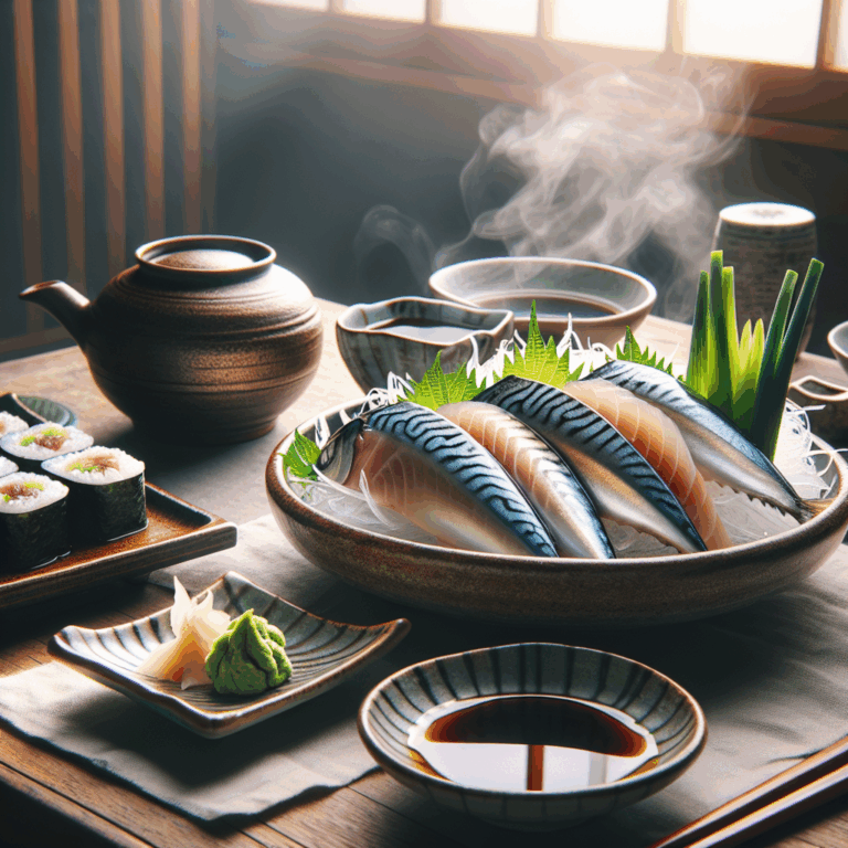 Aji no sashimi (sashimi de jurel)