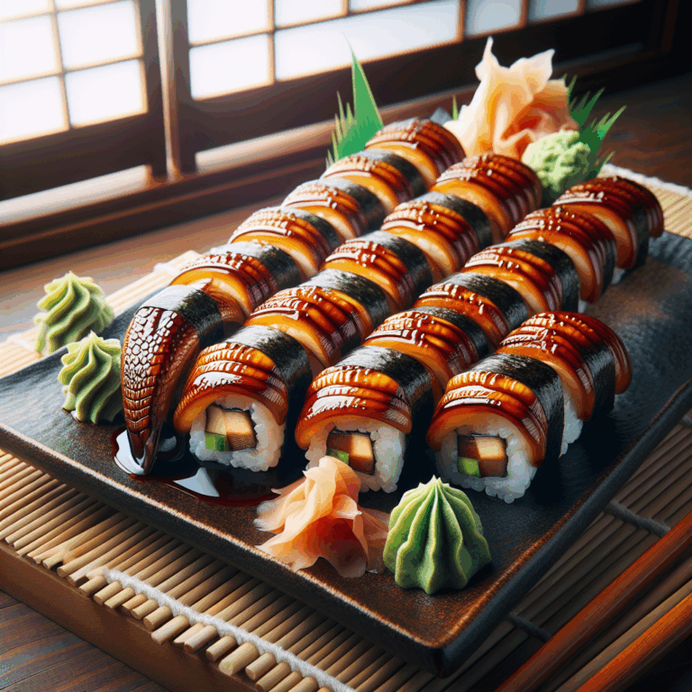 Anago sushi (sushi de anguila de mar)