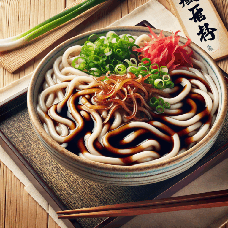 Ankake udon (udon con salsa espesa)