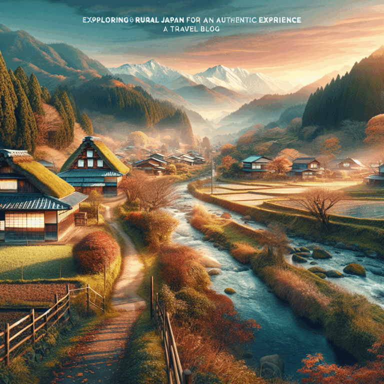 Explora el Japón rural para una experiencia auténtica y tranquila.