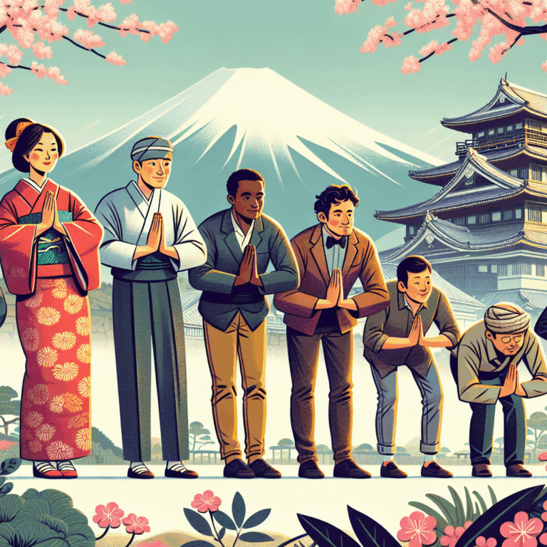 Haz reverencias como saludo o muestra de respeto en Japón.