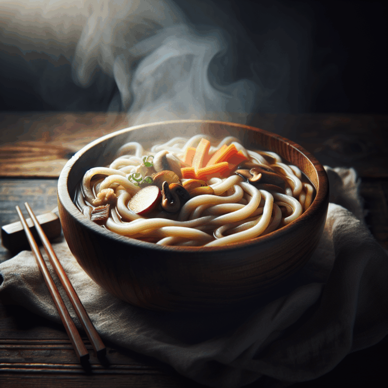 Hōtō udon (udon con fideos planos)