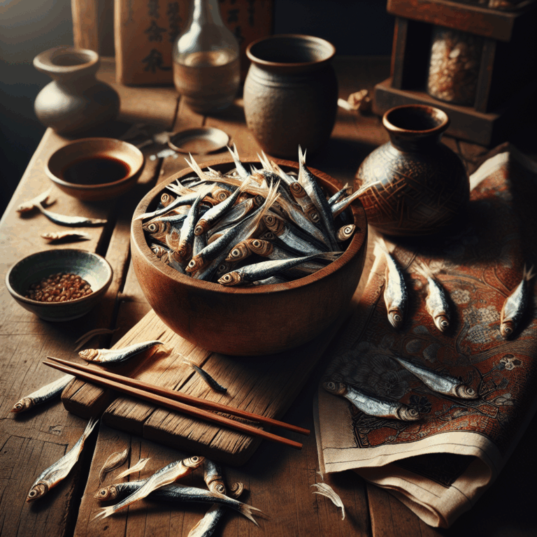 Jako (pequeños peces secos)