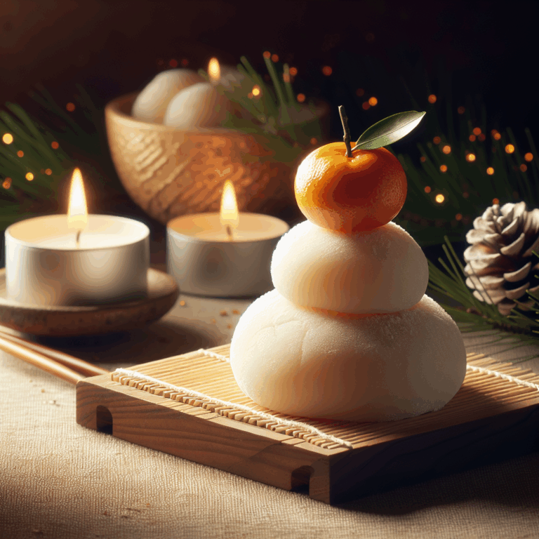 Kagami Mochi (Decoración de Año Nuevo)