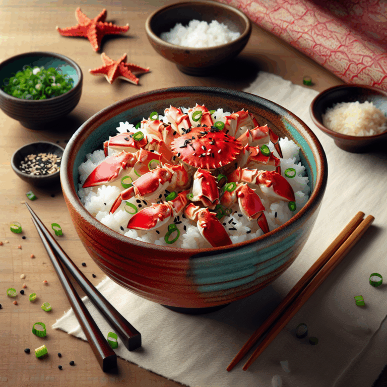 Kanimeshi (arroz con cangrejo)