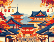 Descubre el Arte del Kasamatsu-yama: Festival de Otoño en Kyoto