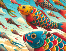 Descubre el Arte Japonés de Koinobori: Cometas en Forma de Peces