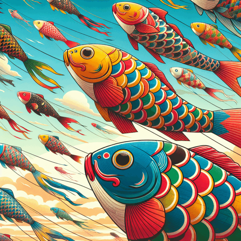 Koinobori (Cometas en forma de peces)