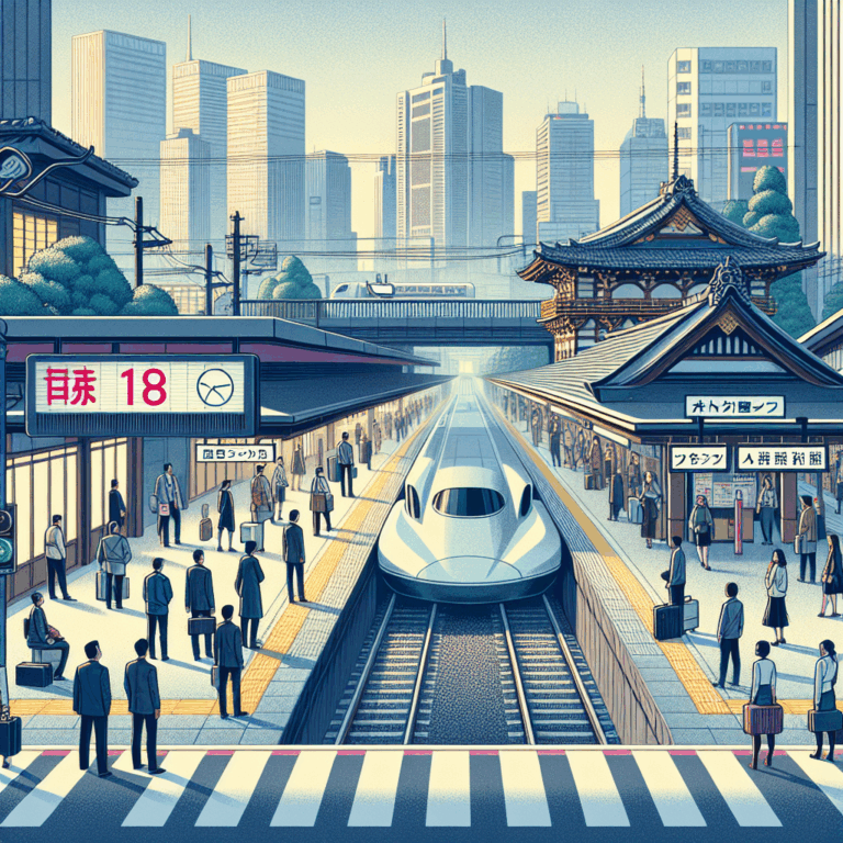 Llega puntual a tus citas y transportes en Japón.