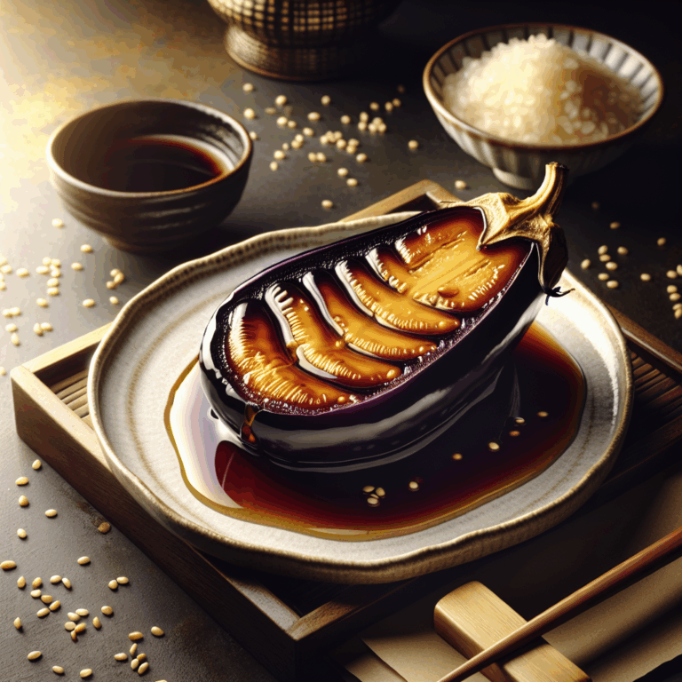 Nasu dengaku (berenjenas con miso)