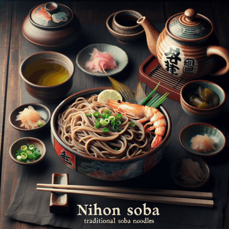 Nihon soba (fideos soba tradicionales)