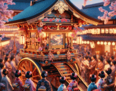 Descubre el Arte del Nohara Hoko: Carros Decorados en el Festival Japonés