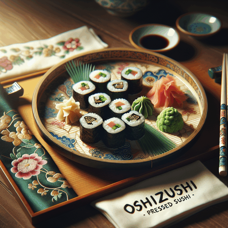 Oshizushi (sushi prensado)