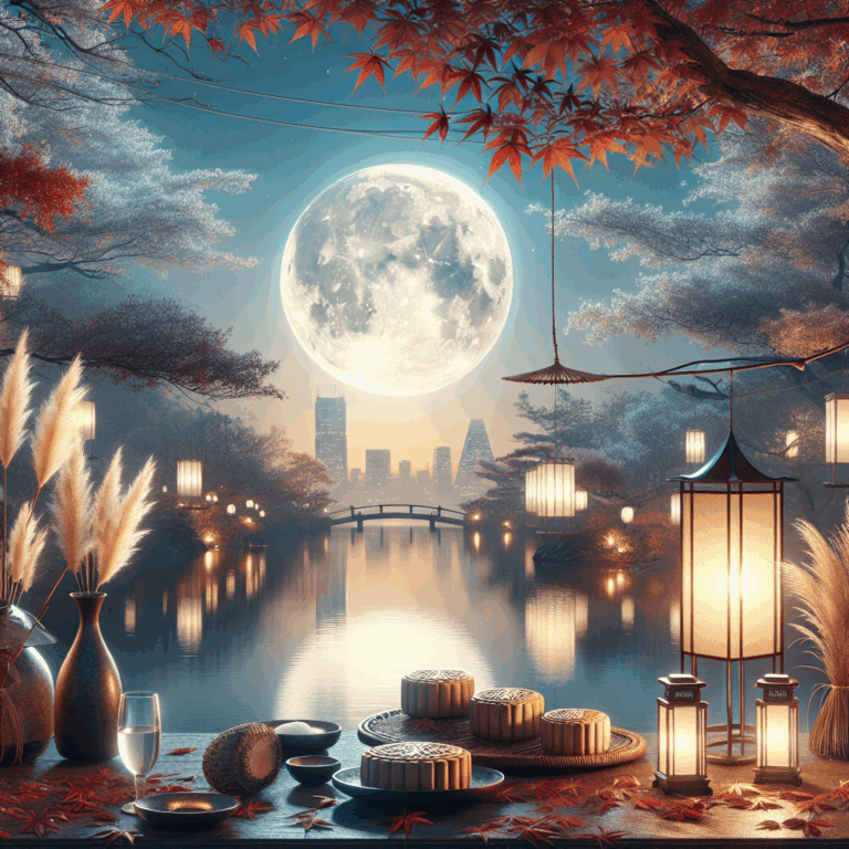 Otsukimi (Observación de la luna en septiembre)