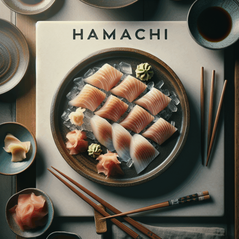 Sashimi de hamachi (pez limón)