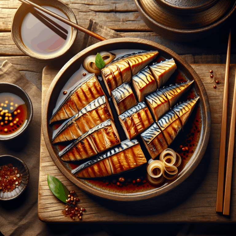 Sawara no misozuke (caballa en miso)