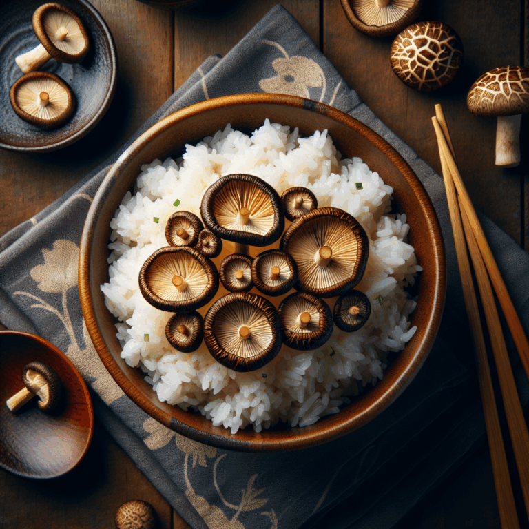 Shiitake no gohan (arroz con setas shiitake)