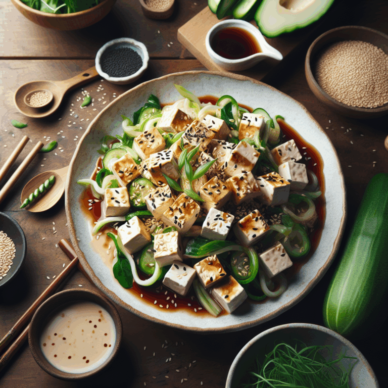 Shira-ae (ensalada de tofu con salsa de sésamo)