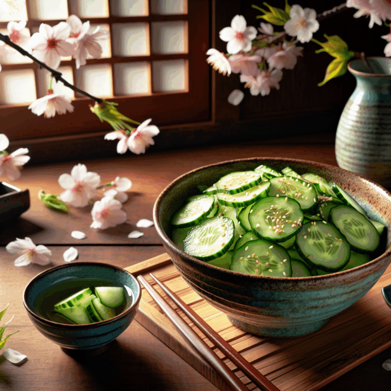 Sunomono (ensalada de pepino)