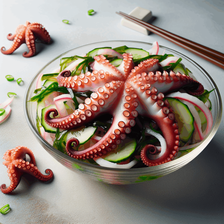 Tako sunomono (ensalada de pulpo)