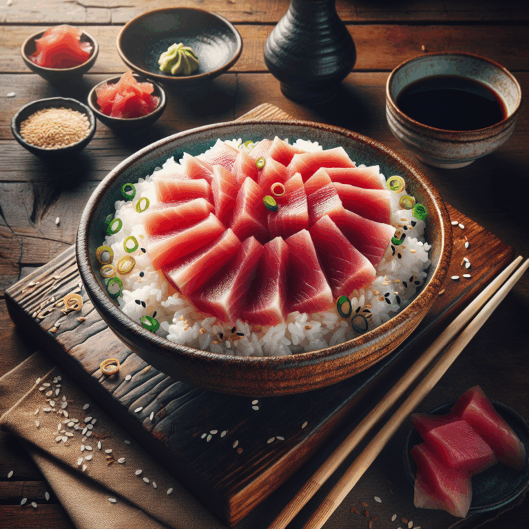 Tekkadon (tazón de arroz con atún)