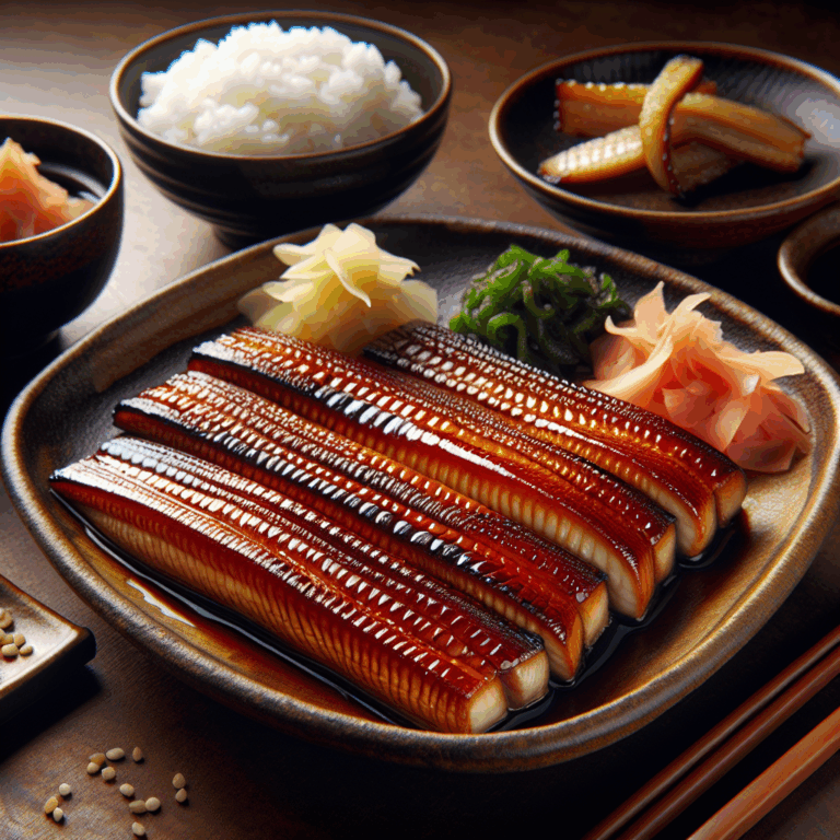 Unagi no kabayaki (anguila a la parrilla)