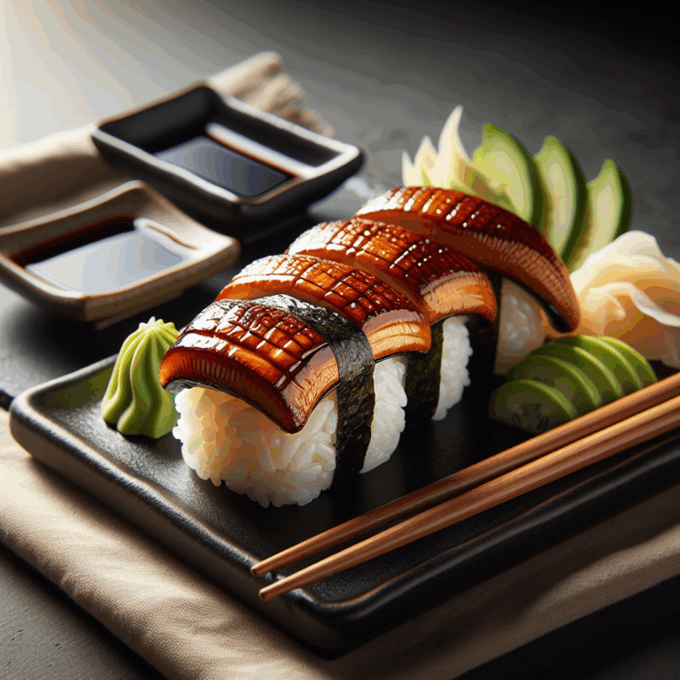 Unagi sushi (sushi de anguila)