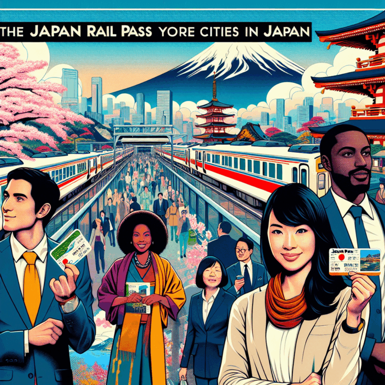 Usa el Japan Rail Pass si vas a viajar entre ciudades en Japón.