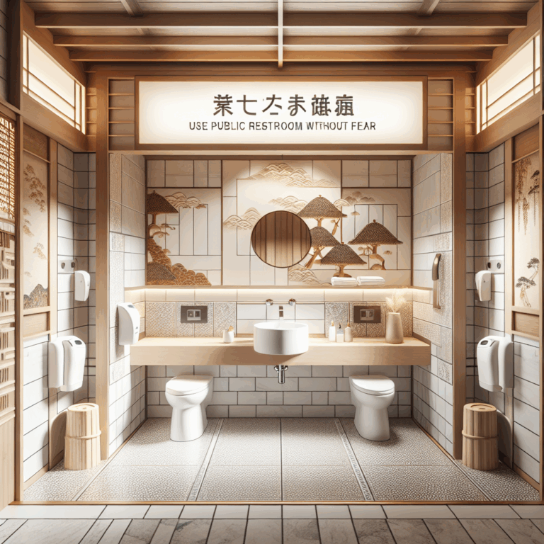 Usa los baños públicos sin miedo  están muy limpios en Japón.