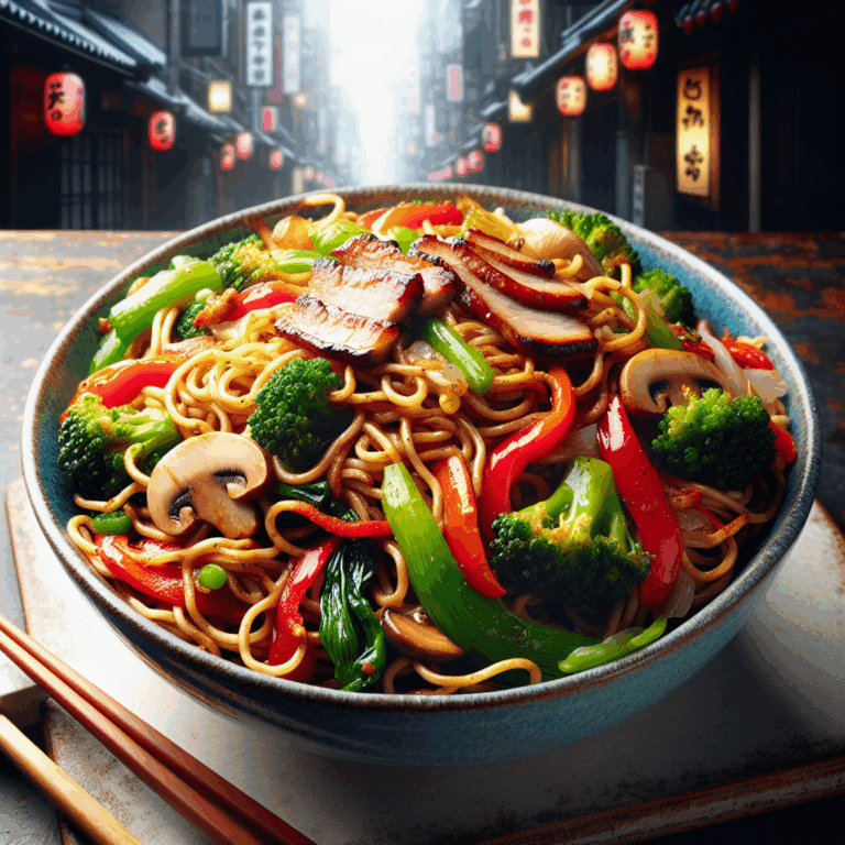 Yakisoba (fideos fritos)