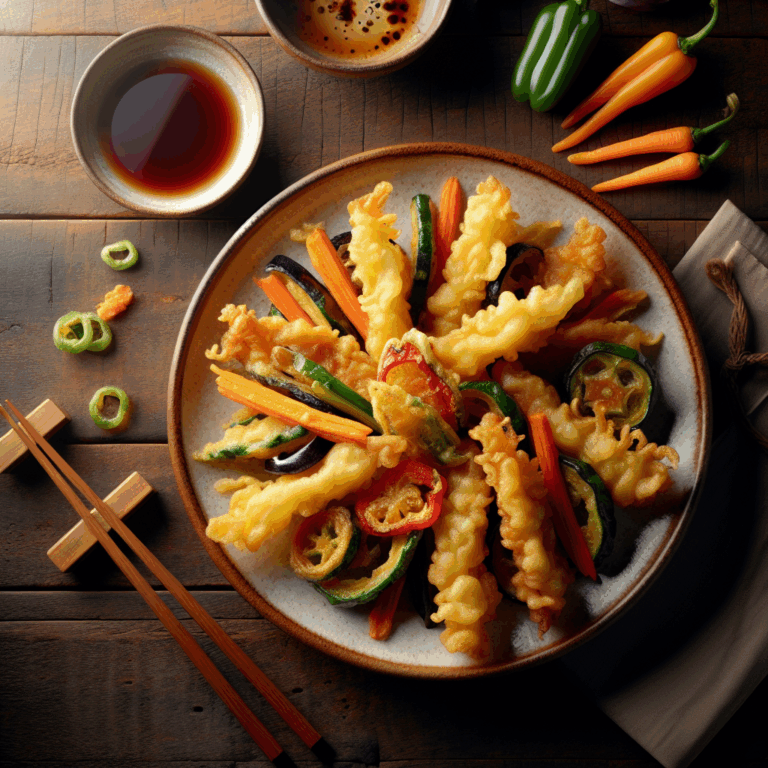 Yasai tempura (tempura de verduras)