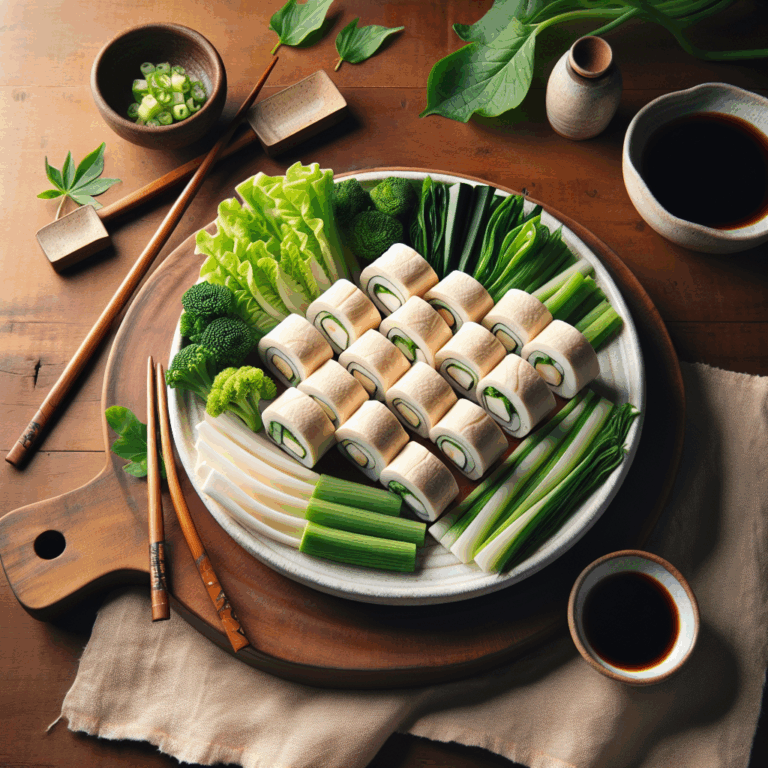 Yuba maki (rollos de piel de tofu)