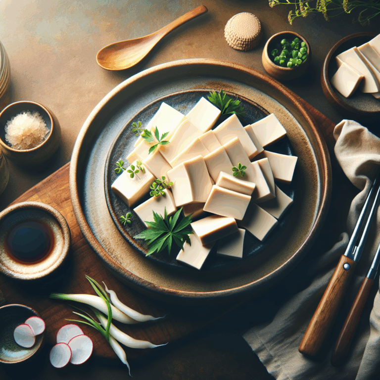 Yuba sashimi (sashimi de piel de tofu)