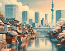 Turismo en Tokio: Paseo por el Río Sumida de Asakusa a Tokyo Skytree