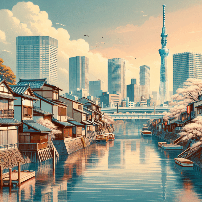 Paseo por el Río Sumida: desde Asakusa hasta Tokyo Skytree en Tokio